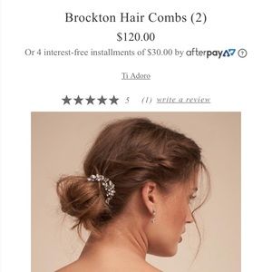 Brockton hair combs - BHLDN